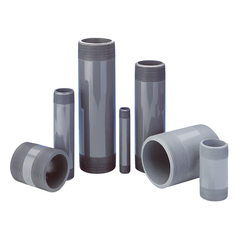 1-1/4" x 30" plastic pipe nipple, schedule 80