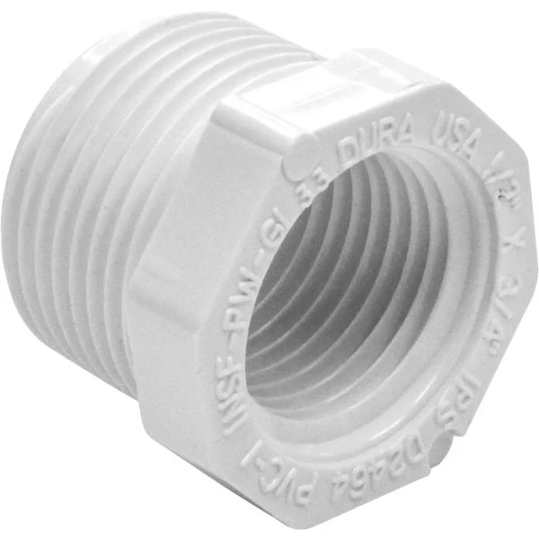 1-1/4X1/2 PVC RED BUSH MPTXFPT SCH40