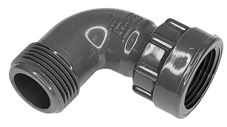 1 PVC MANIFOLD 90 ELL SWIVELXMPT
