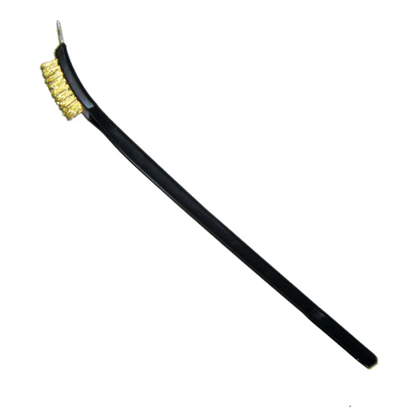 18" PVC HANDLE BBQ BRUSH WITH SCRAPER