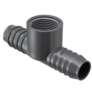 3/4X1/2 PVC RED INSERT TEE INSERTXFPT