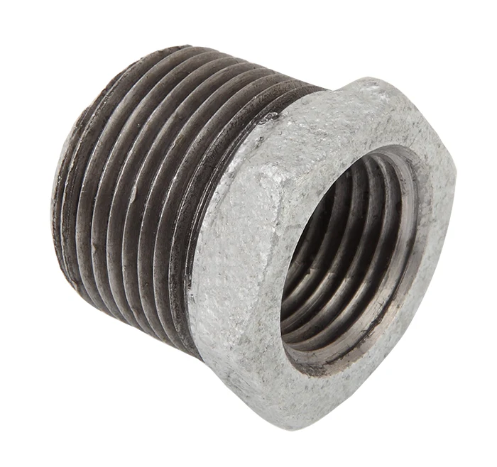 1/2" x 3/8" Galvanized hexagon bushing