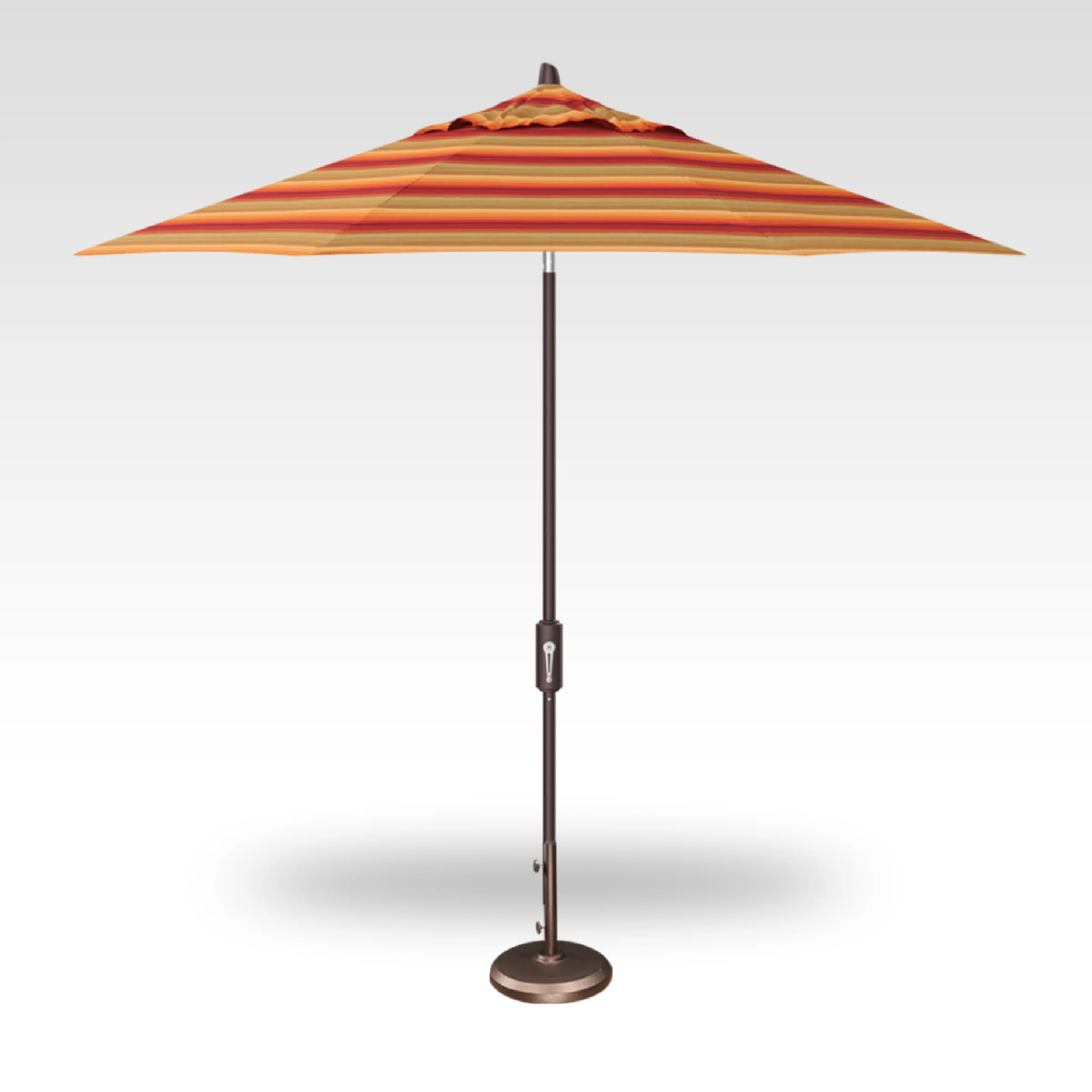 9' FLEX Octagon Umbrella with Astoria Sunset Stripe Canopy