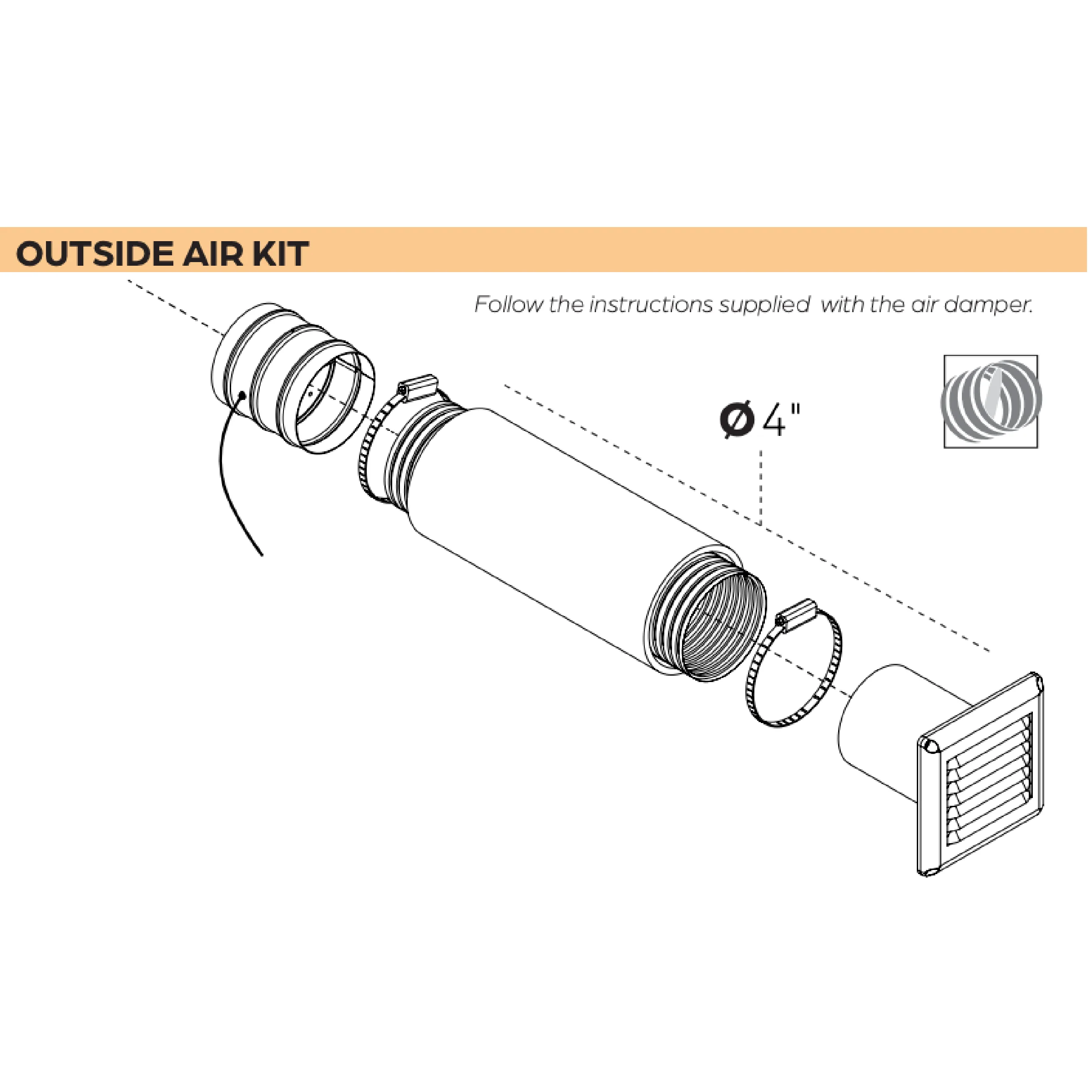 Airtight Outside Air Accessories for STUV 6 in - Image 3