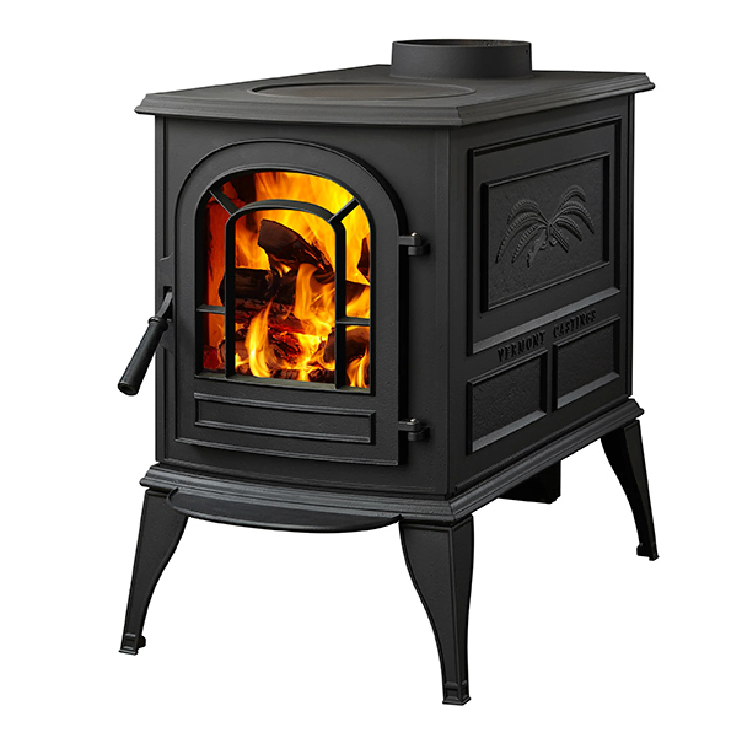 Aspen C3 Wood Stove - Classic Black - Image 3