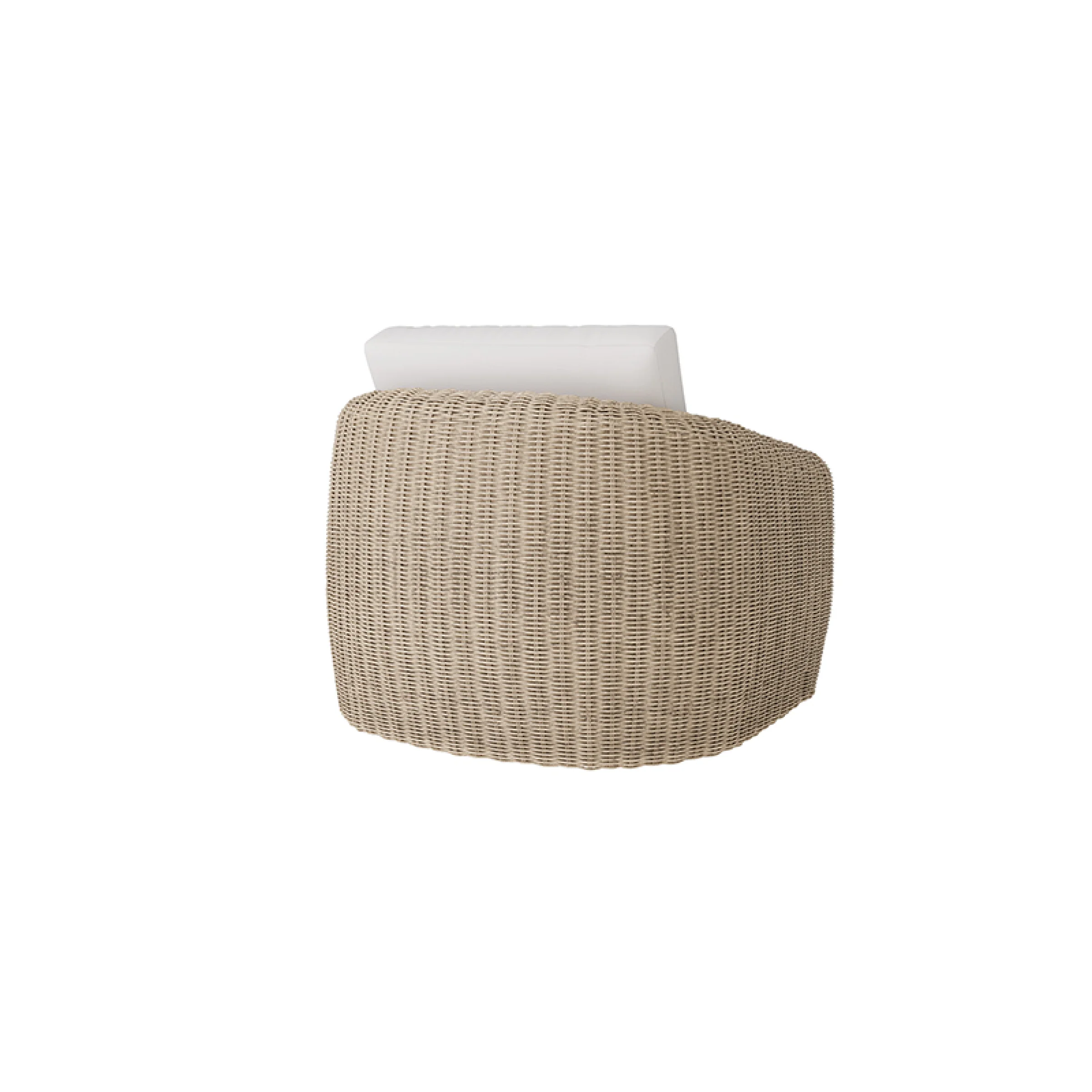 Boulevard Club Chair with Barley Weave - Image 2