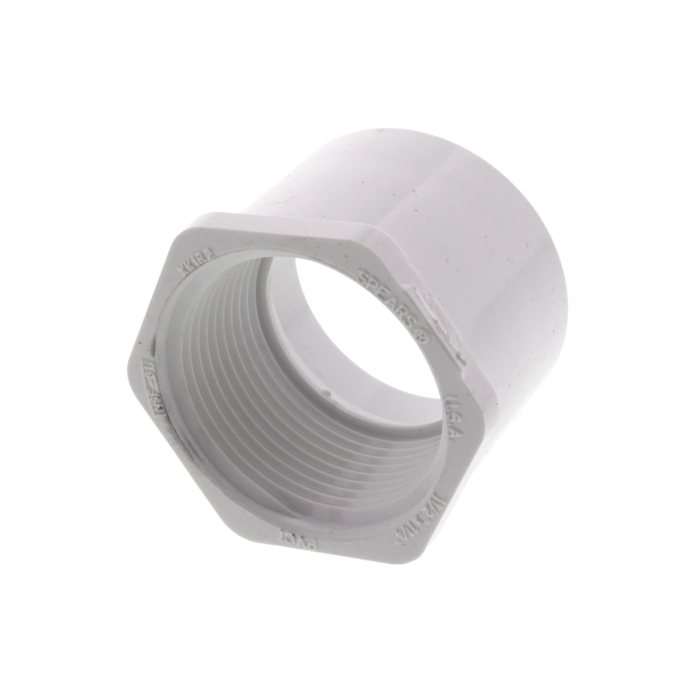 PVC Bushing 1.5" Slip x 1.25" FP