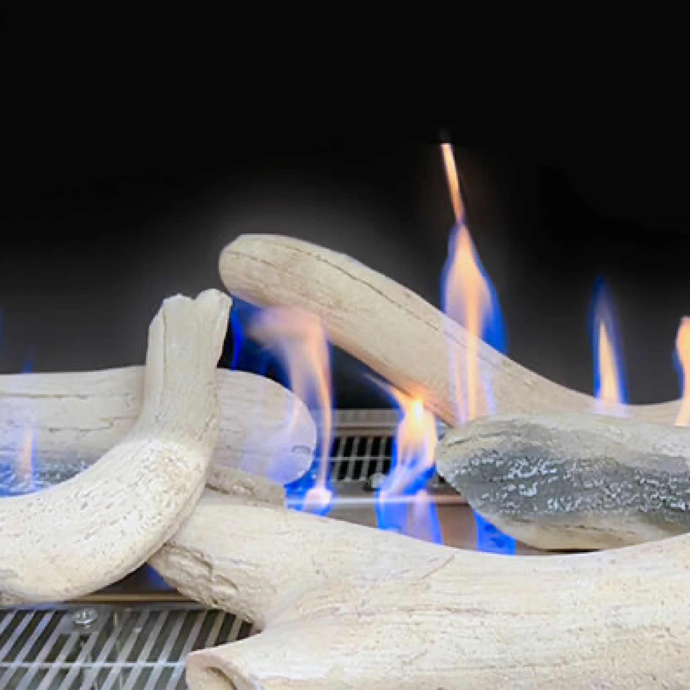 Ceramic White Logs