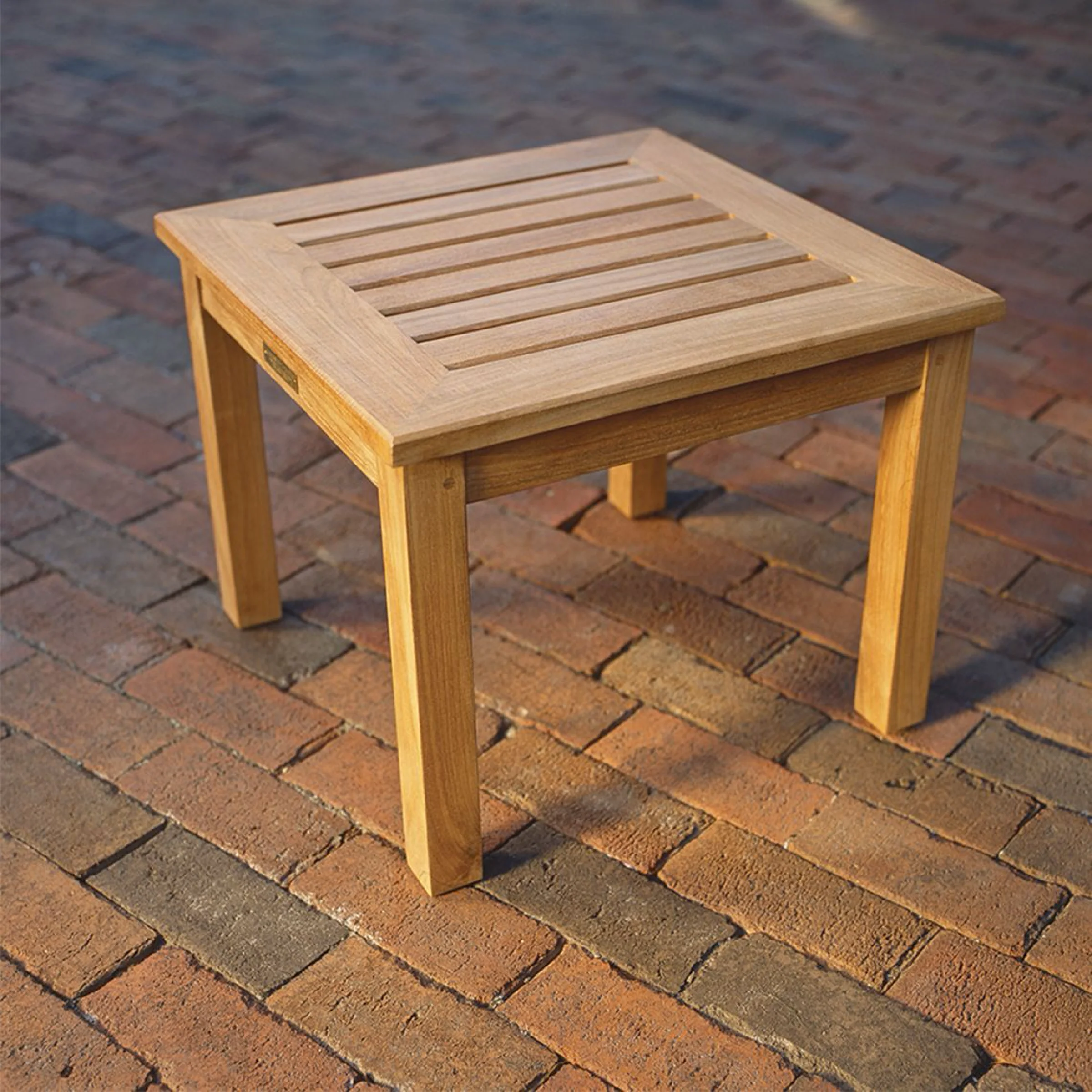 Classic Teak Side Table - Image 2