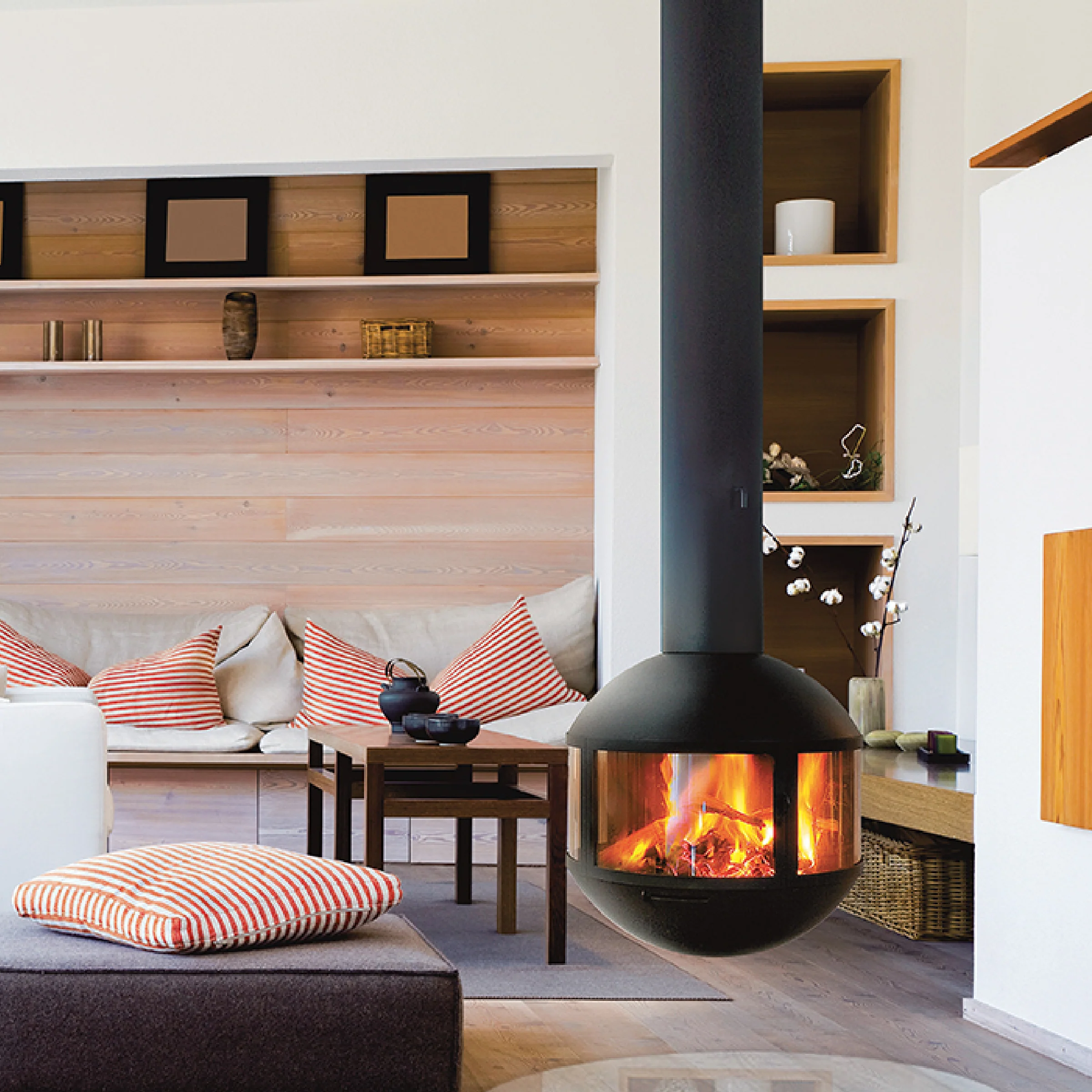 Decorative Range of Wood Fireplaces by Focus - Image 3