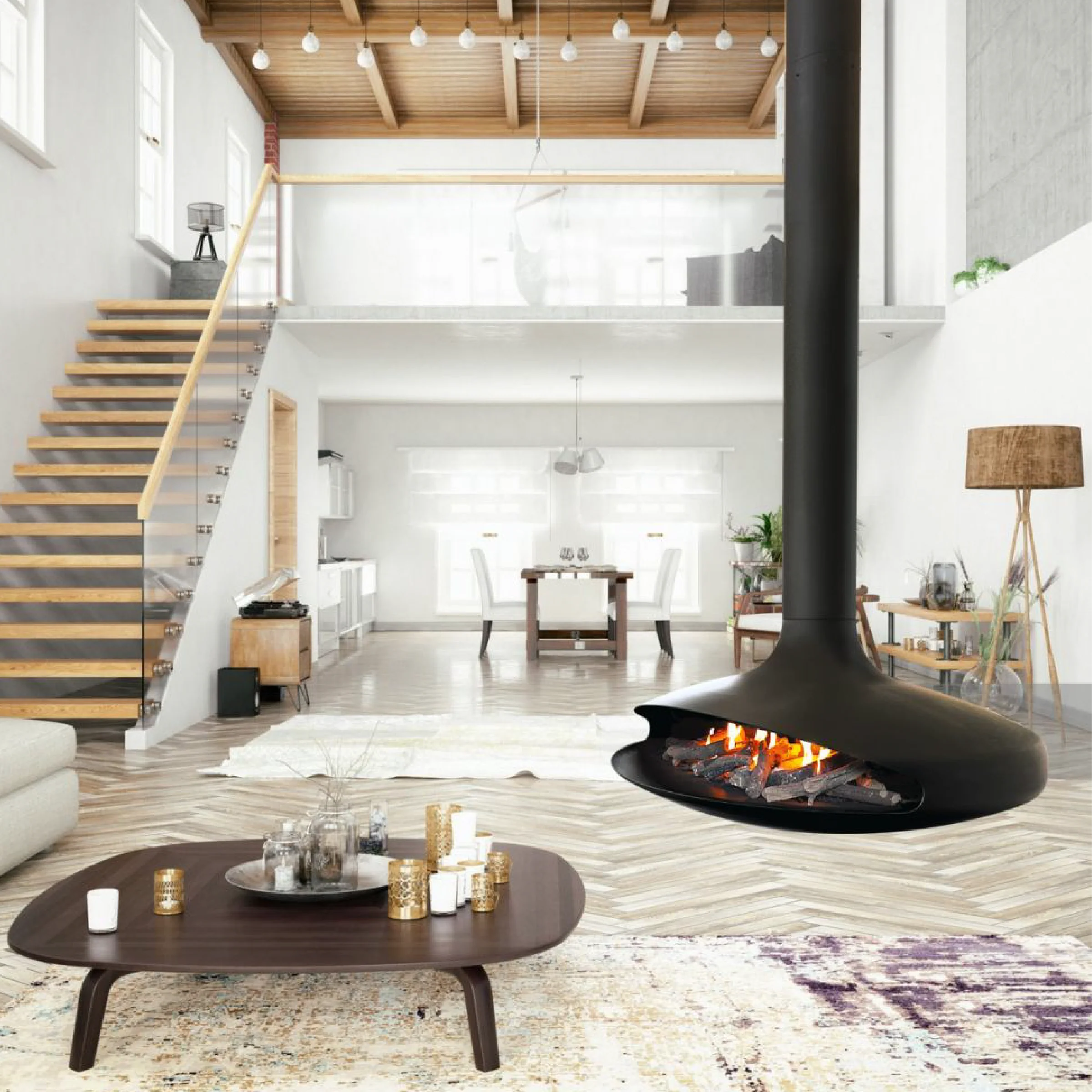 GYROFOCUS GAS Black Indoor- Natural Gas