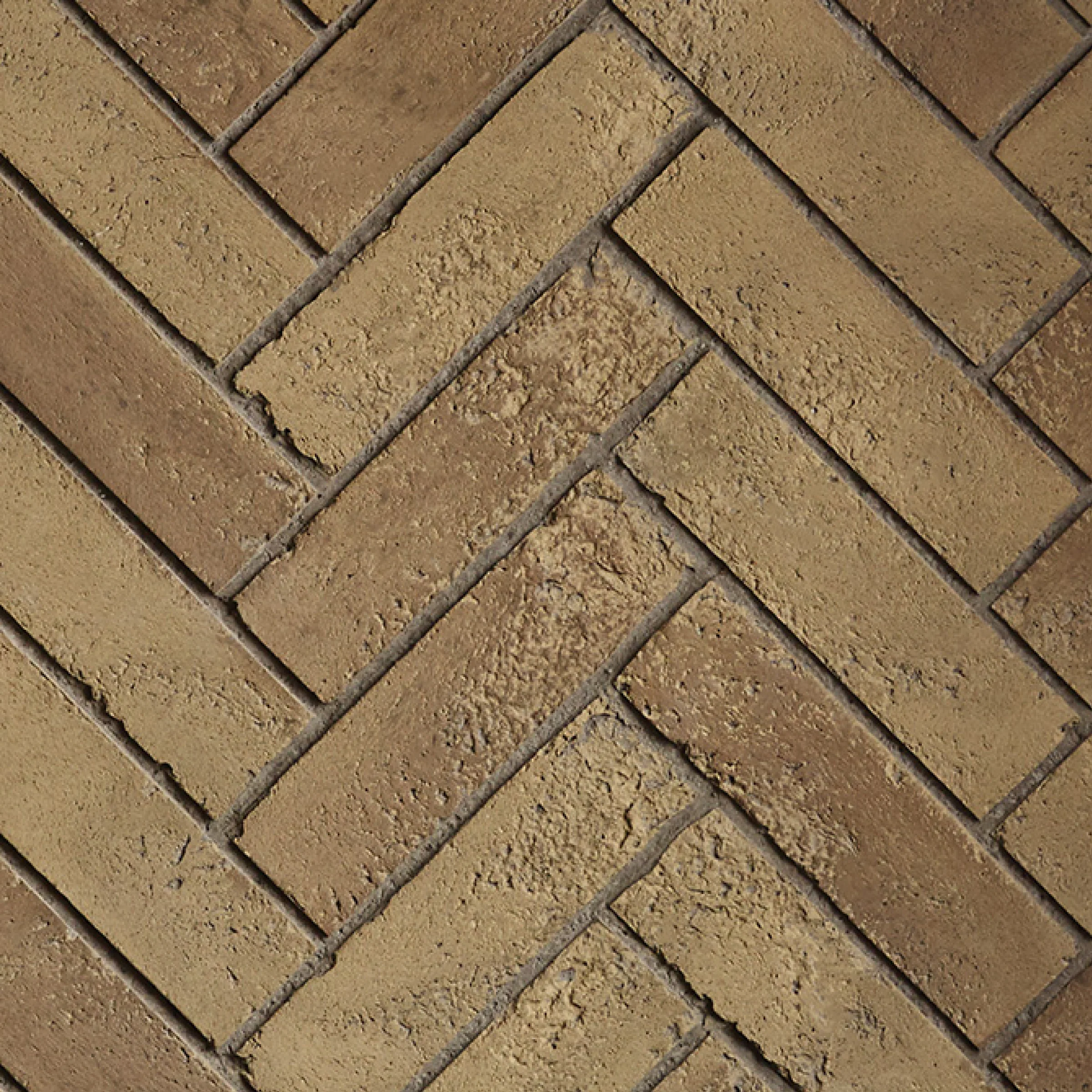 G1200P Brown Brick Herringbone Design