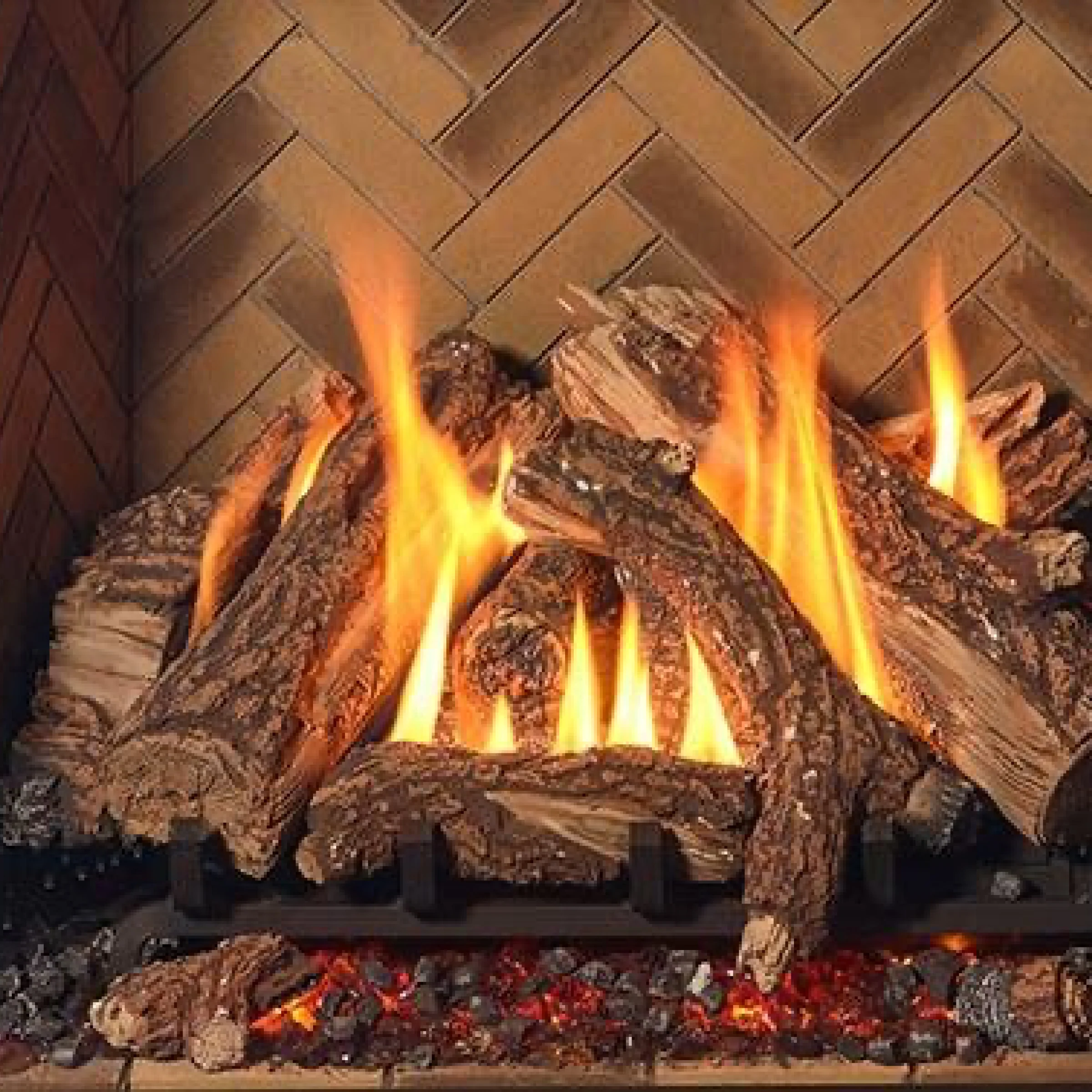 G1200P Oak Log Set