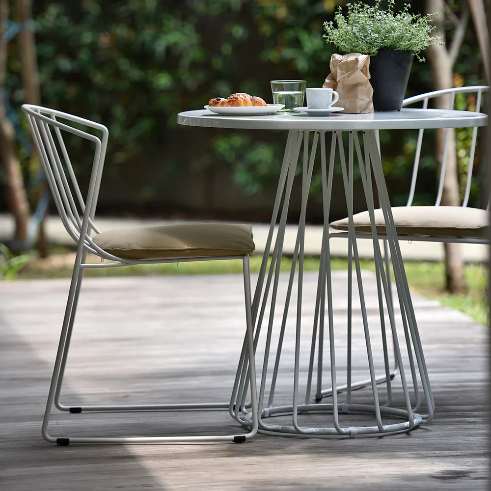 Intercoastal Dining Table - Agate Gray Frame - Image 3