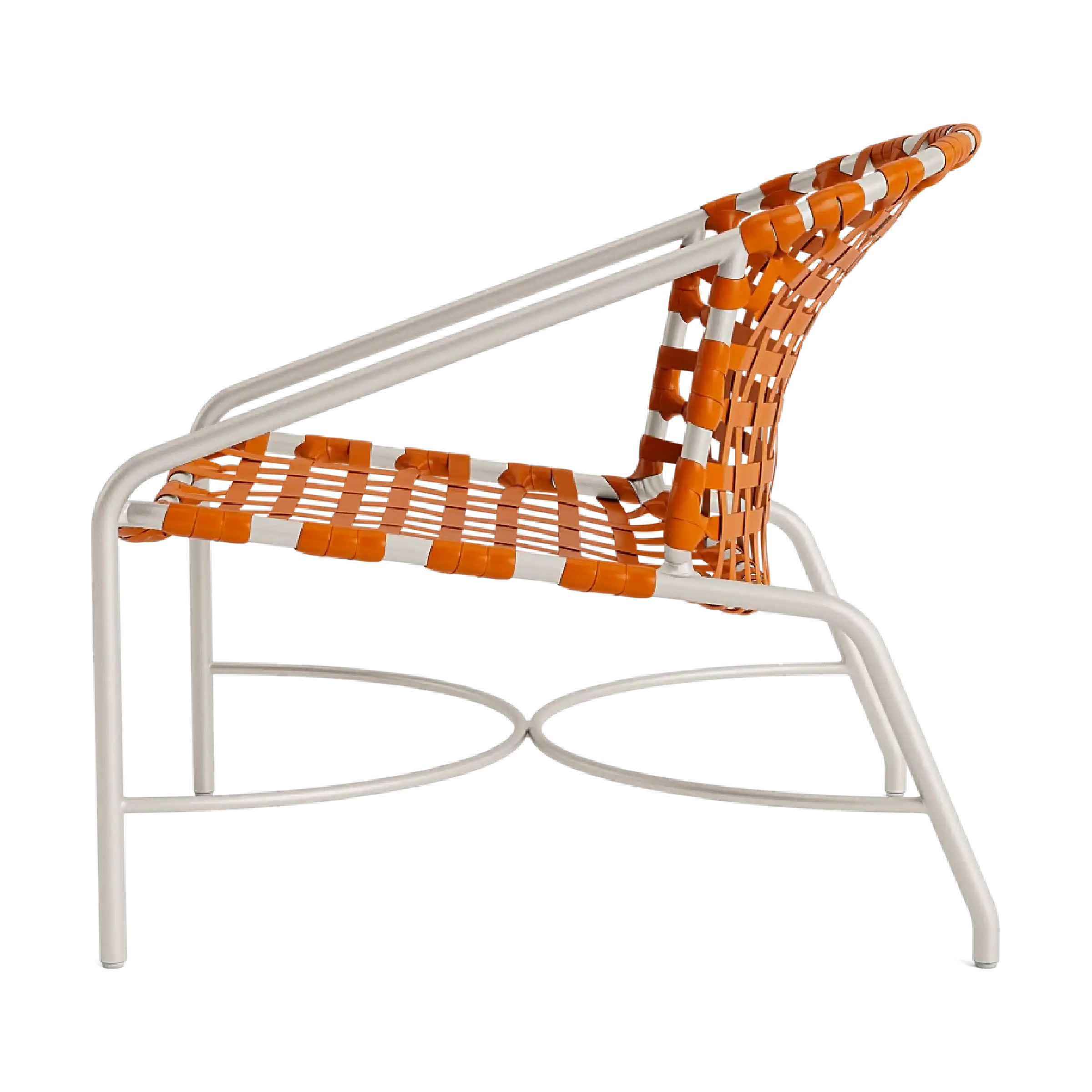 Kantan Aluminum Vinyl Lounge Chair - Image 4