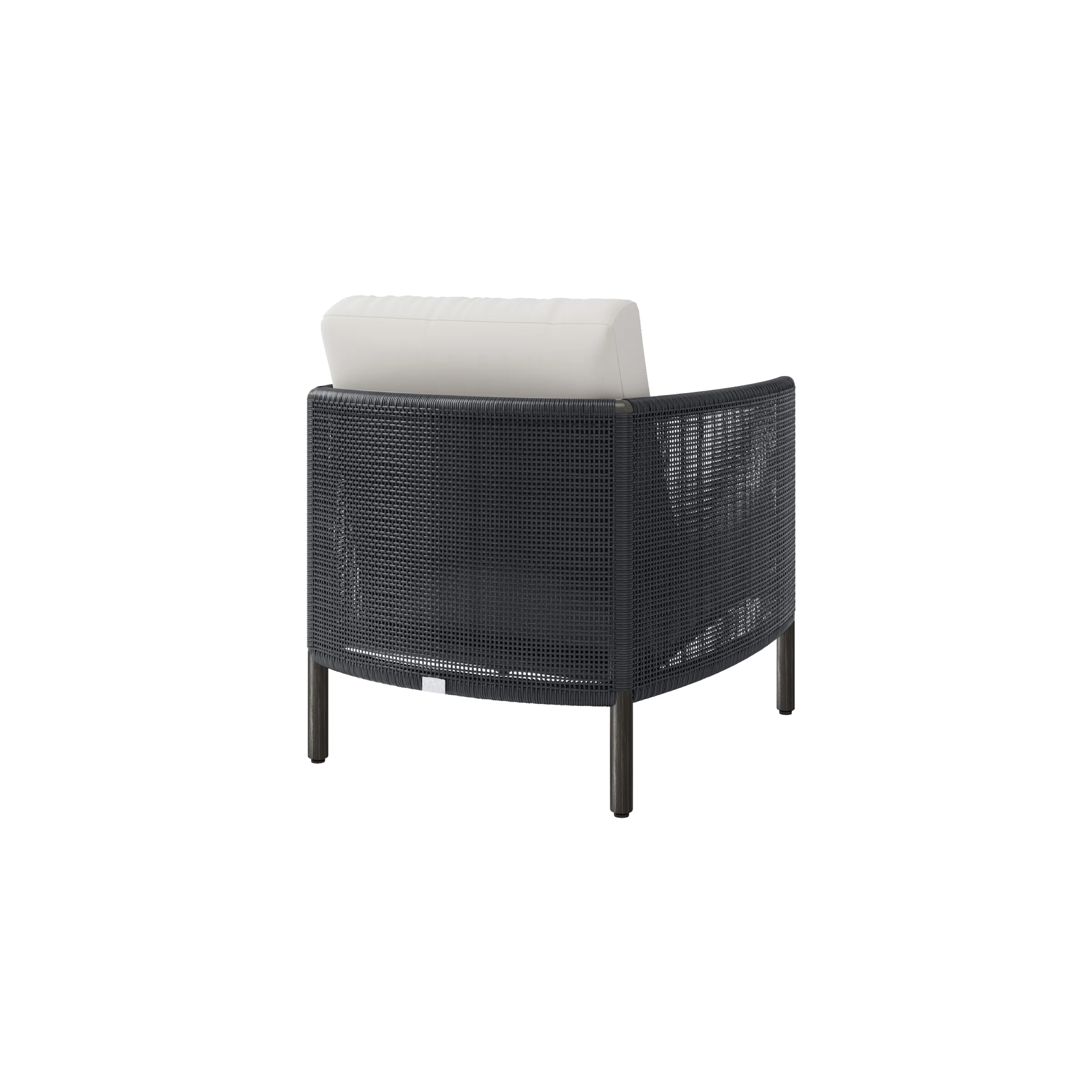 Orleans Club Chair with Coal/Smoke Frame - Image 2