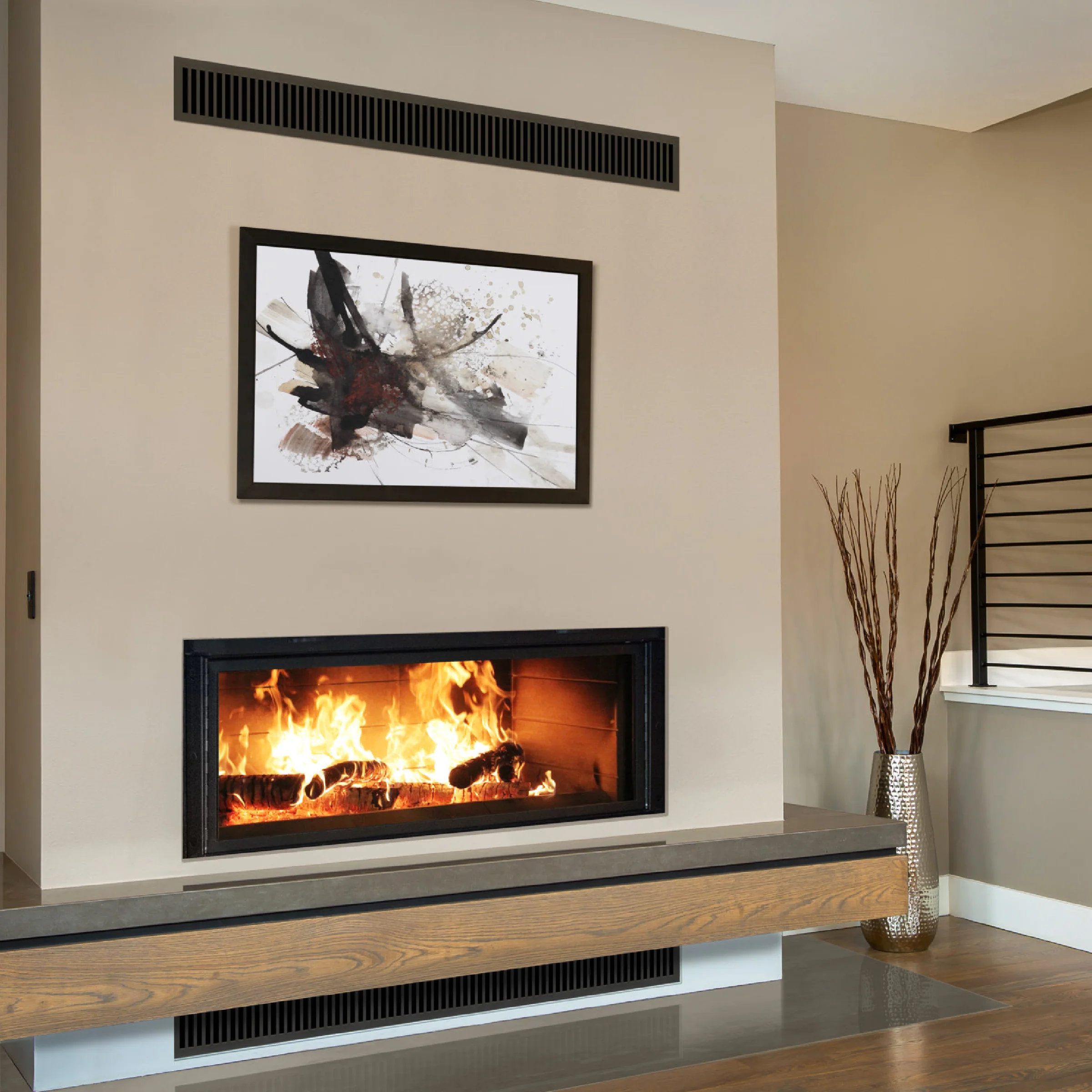 Linear 50” Fireplace