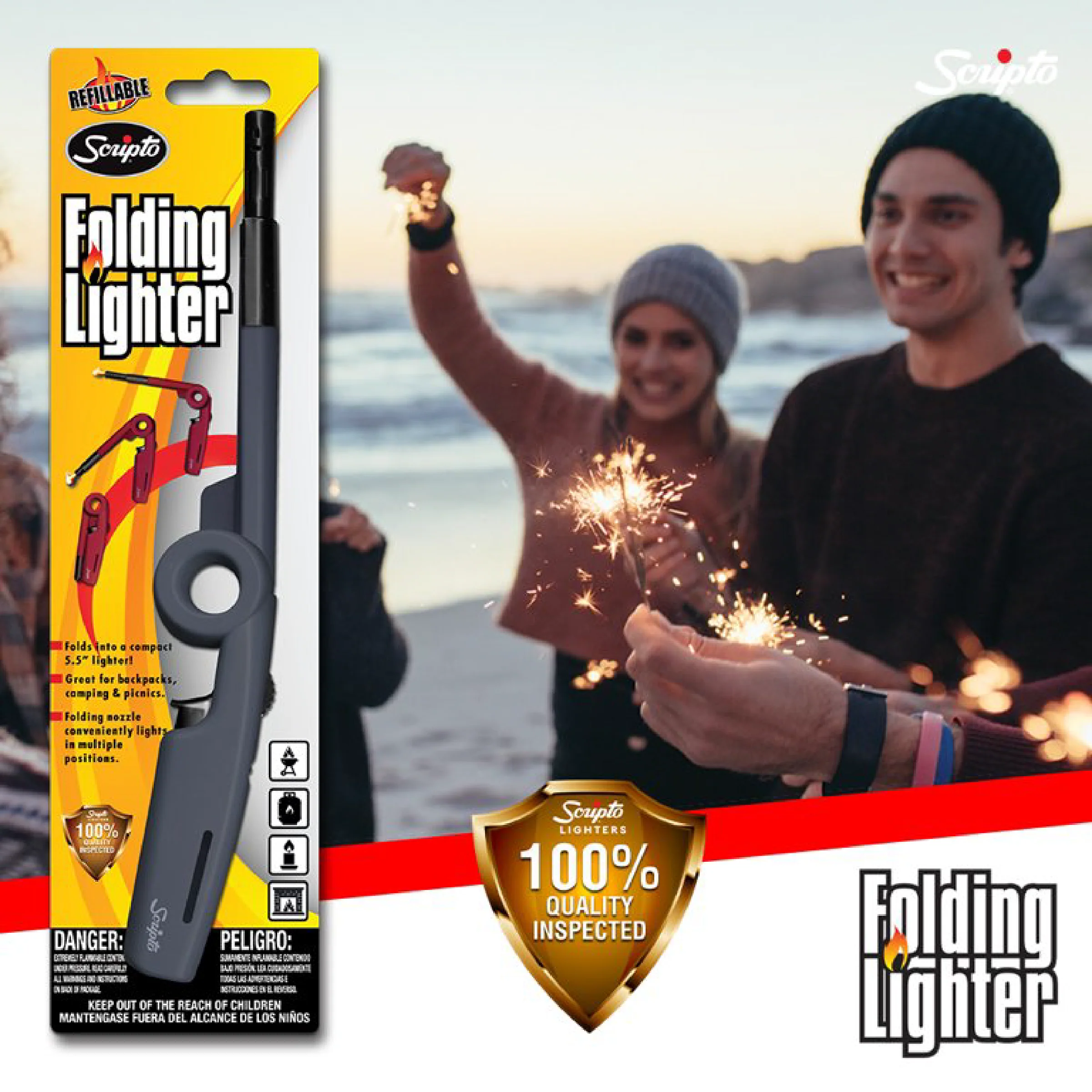 Scripto® Folding Lighter - Image 2