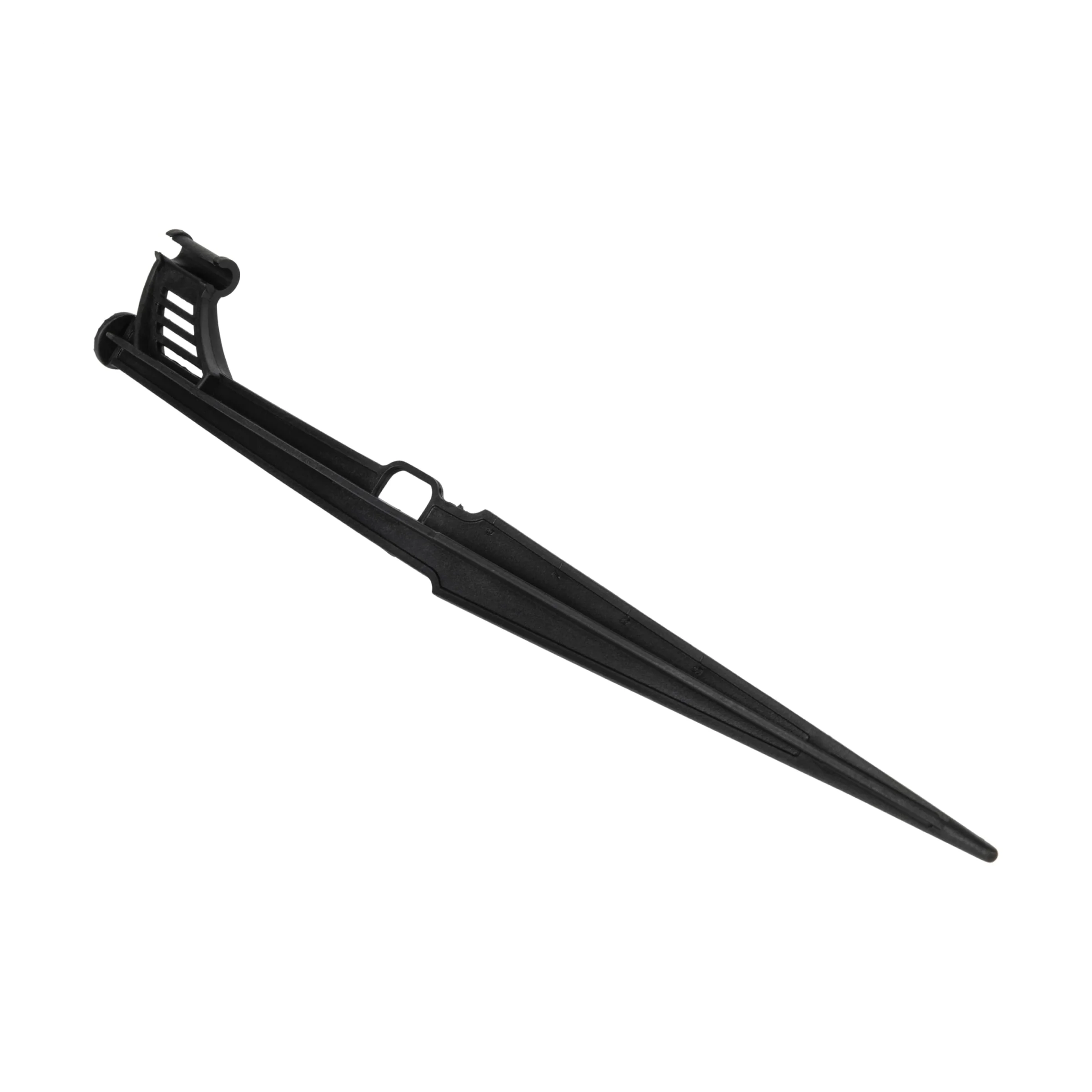 13" Black Stake with Clip for 1/4" Tubing