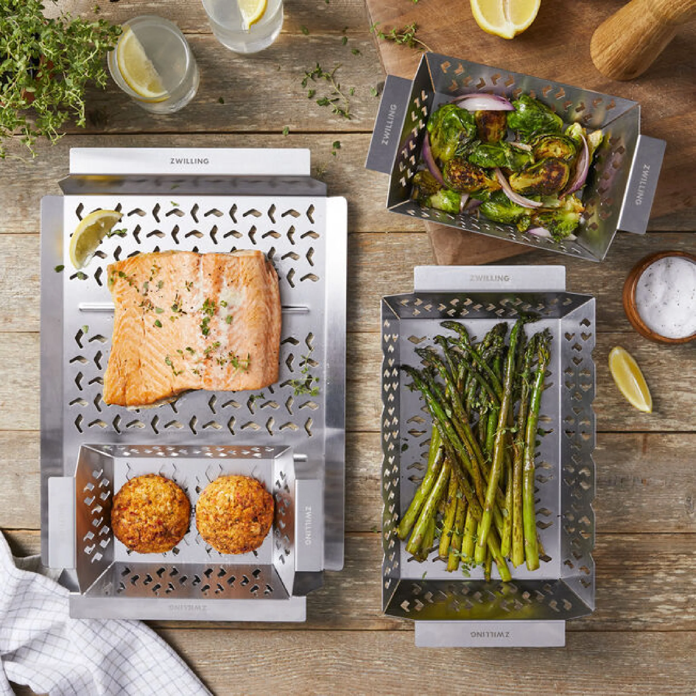 ZWILLING BBQ+ 4-pc Grill Basket Set - Image 2